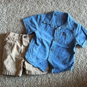 Boys 6-9mo Calvin Klein set